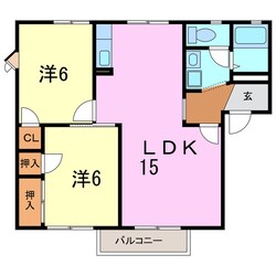 グルンハイムＢの物件間取画像